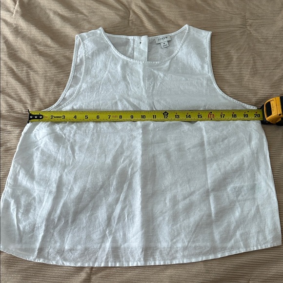J Crew White Sleeveless Top - Picture 6 of 6